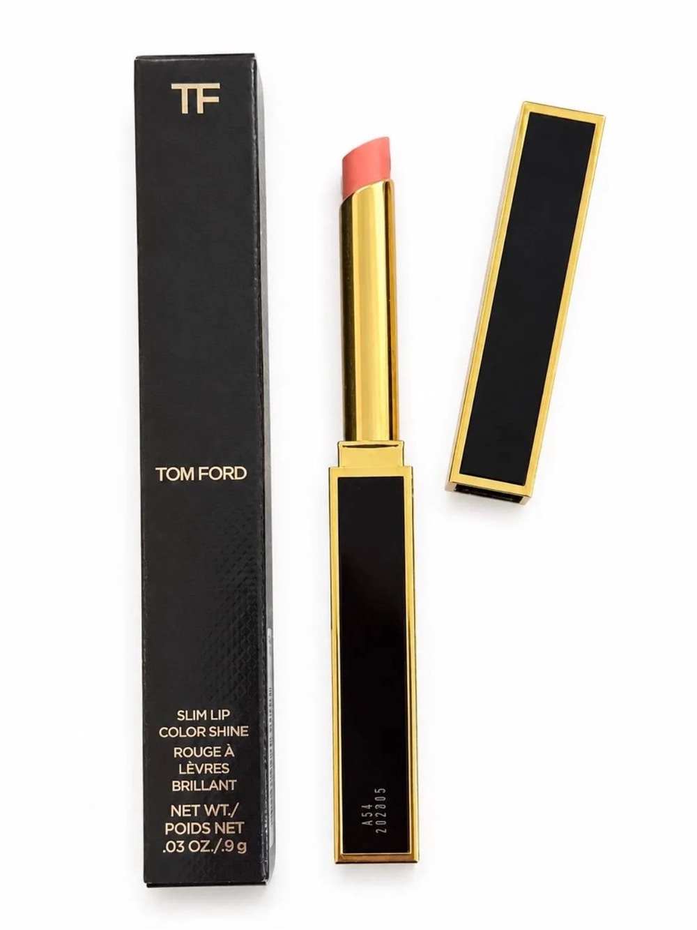 Tom Ford Slim Lip Color Shine #153 Bitter Peach NIB